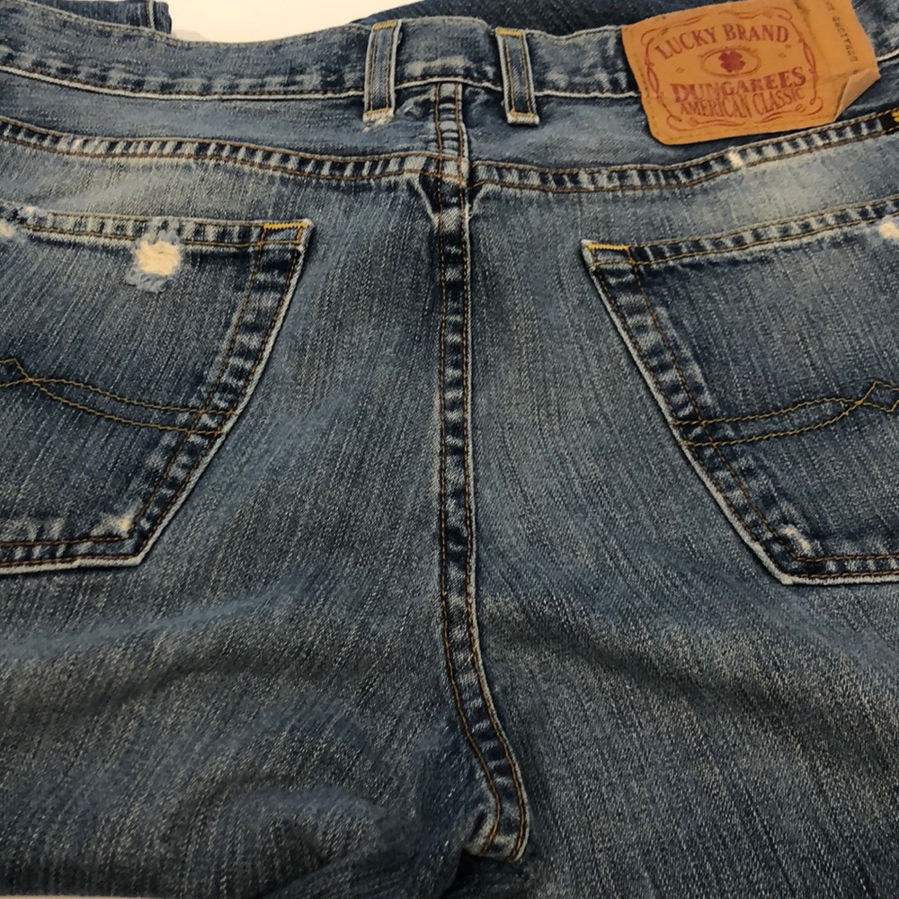 Lucky Brand 36x41 Trucker Straight Leg